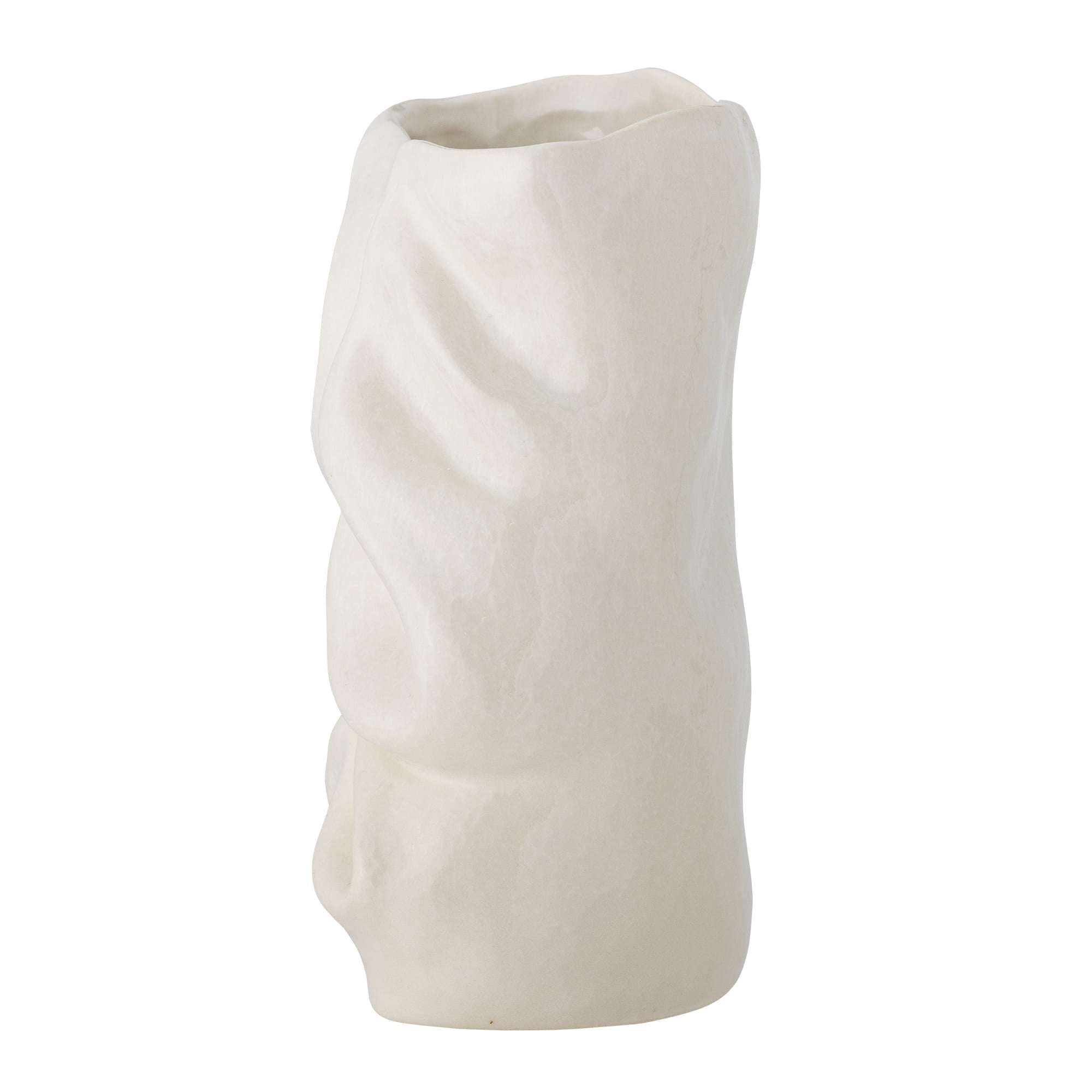 Wazon Fabrice 21,5 cm kamionka kremowy biały Bloomingville bez marki
