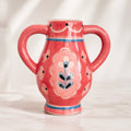Wazon Odina czerwony kamionka 15 cm Bloomingville ceramika Bloomingville