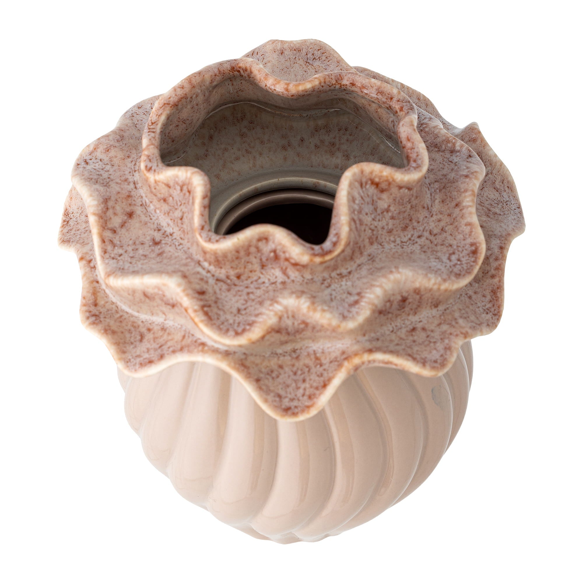 Wazon Petalia 17 cm różowy kamionka Bloomingville Bloomingville