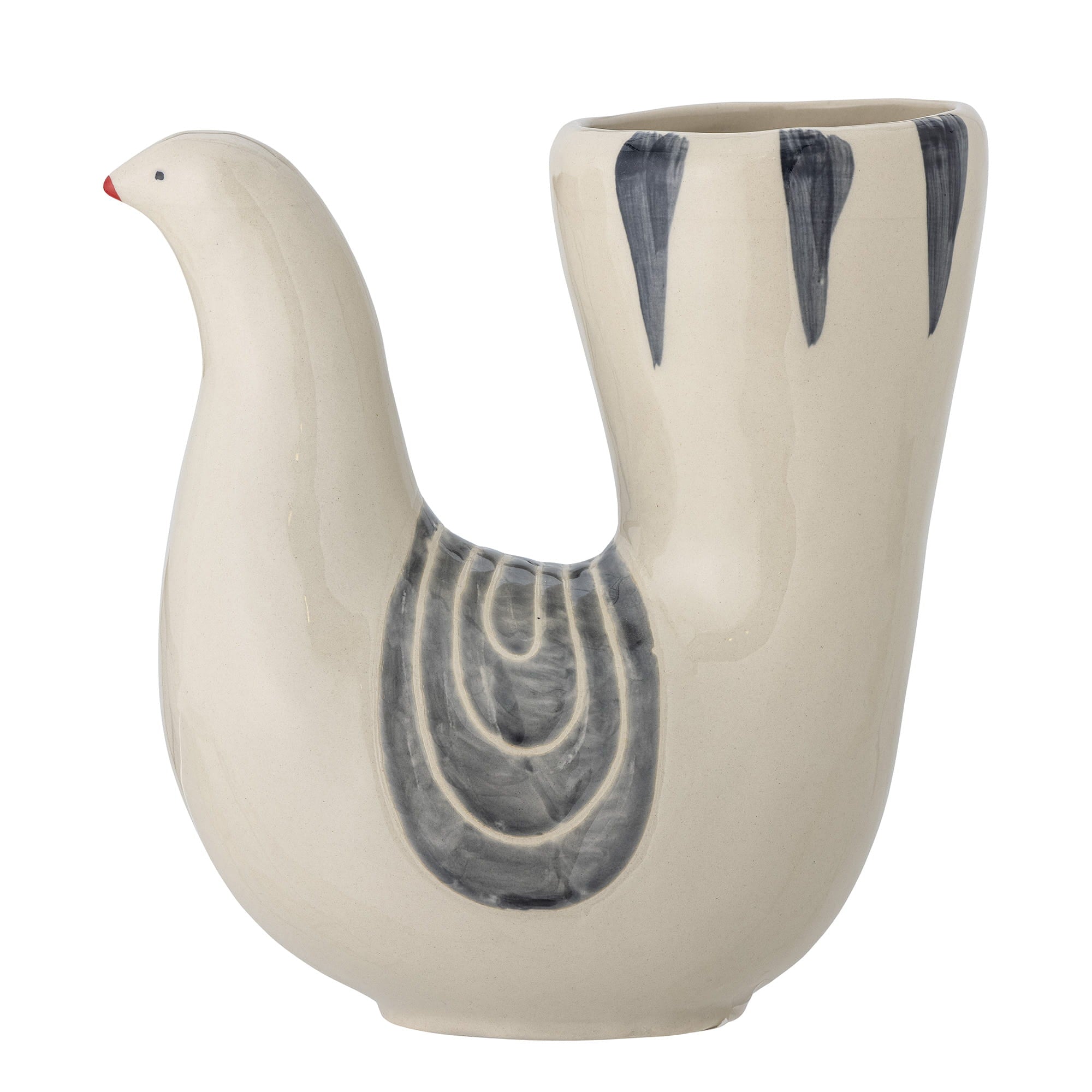 Wazon Trudy ptak kamionkowy 19 cm Bloomingville Bloomingville