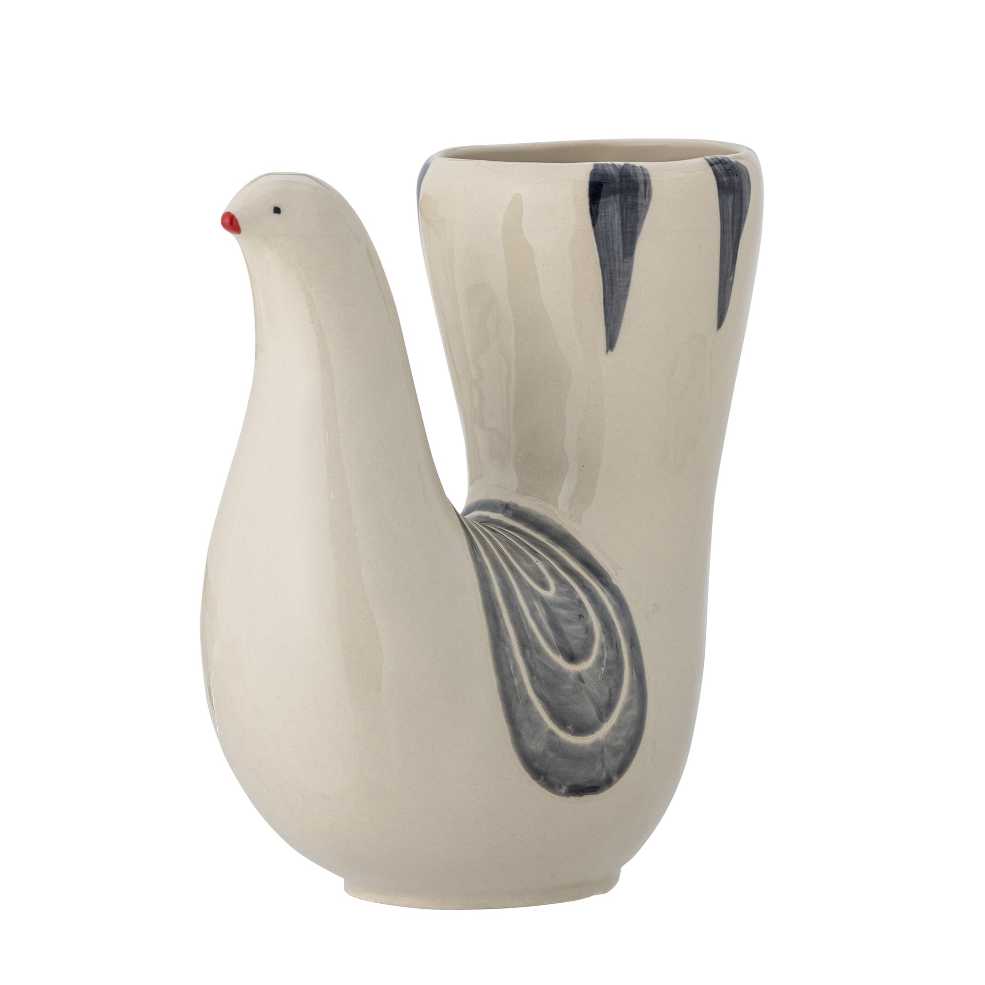 Wazon Trudy ptak kamionkowy 19 cm Bloomingville Bloomingville