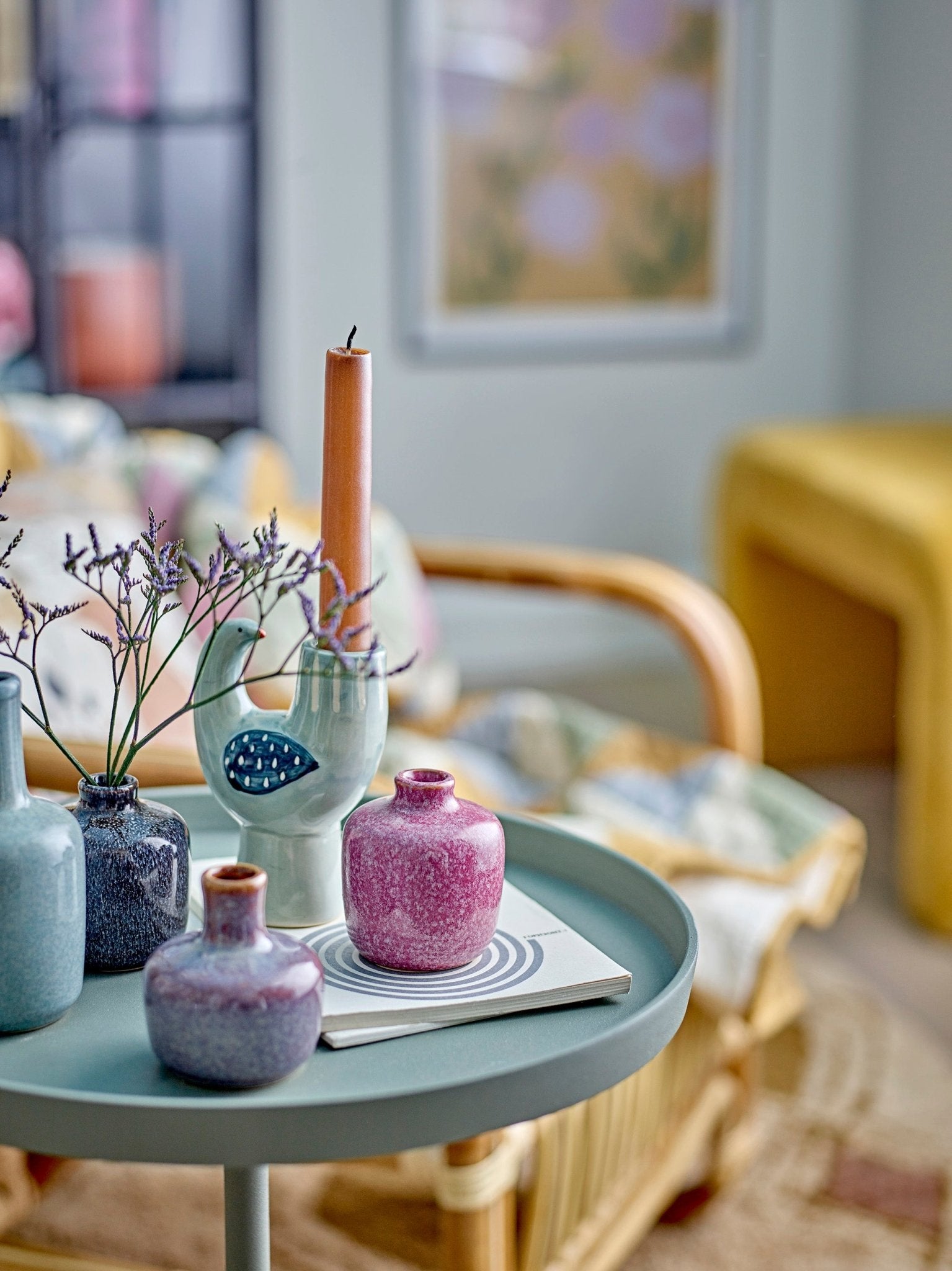 Wazony MAIEN 7 szt. wielokolorowe komplet Bloomingille wazoniki zestaw Bloomingville