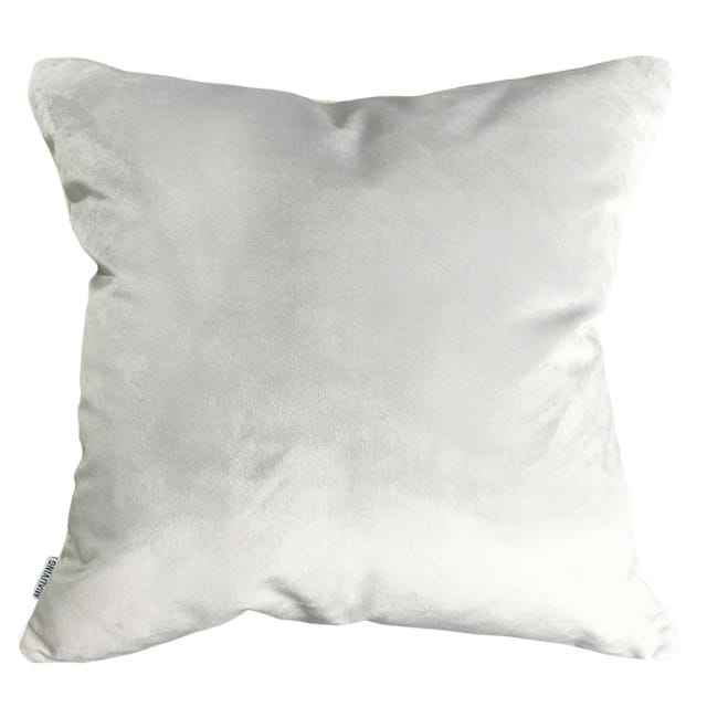 Welurowa poduszka Light Grey jasnoszara THE HOMECEPT