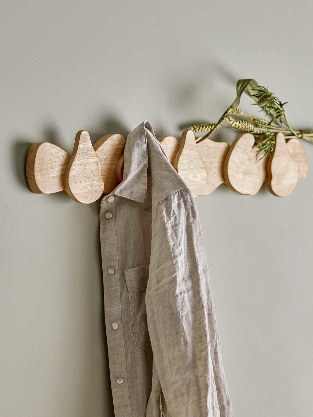 Wieszak listwa na ubrania Ross 70 cm drewniany Bloomingville