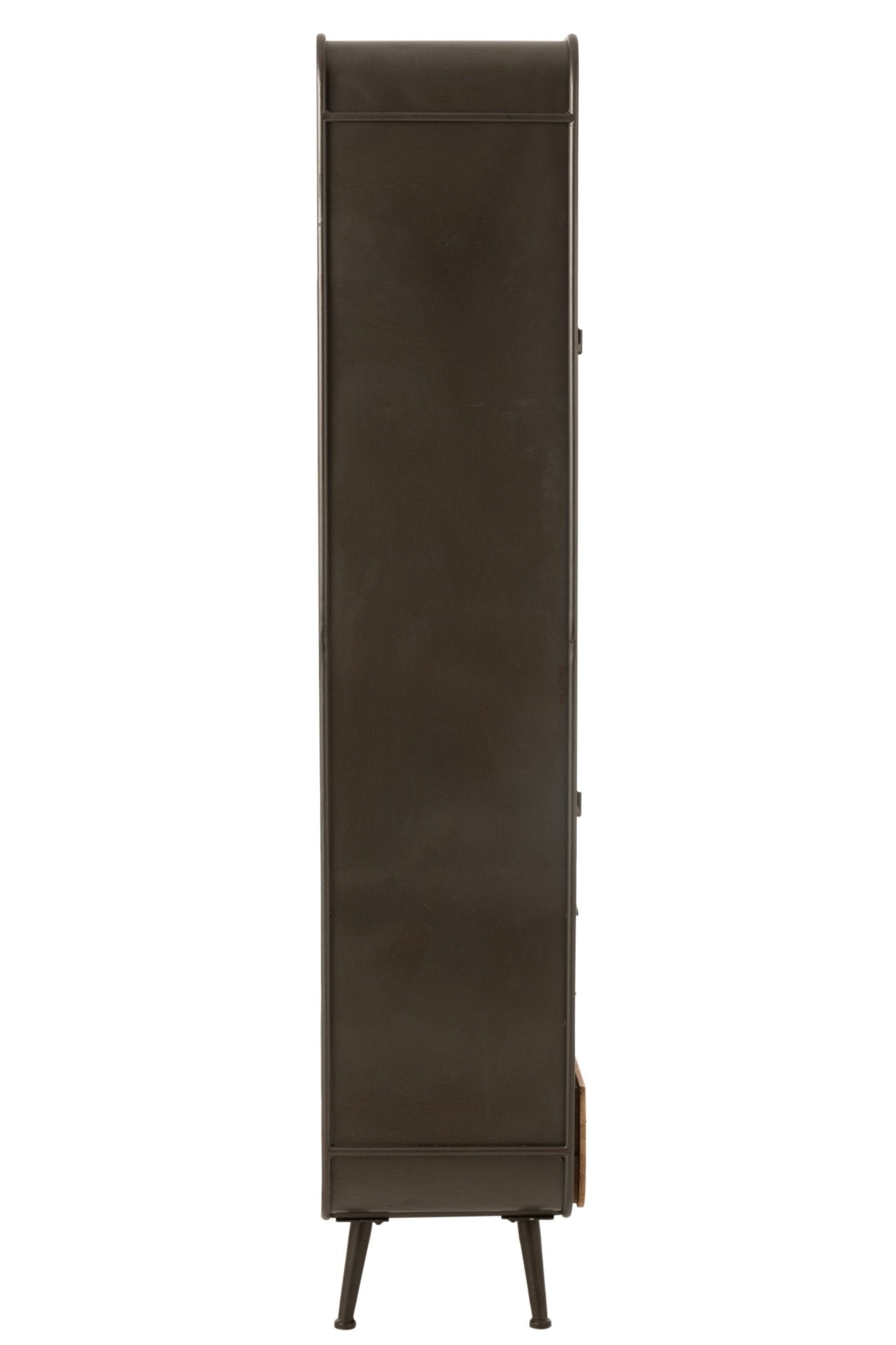 Wysoka komoda Loft High metal drewno szuflady 180 cm J - LINE