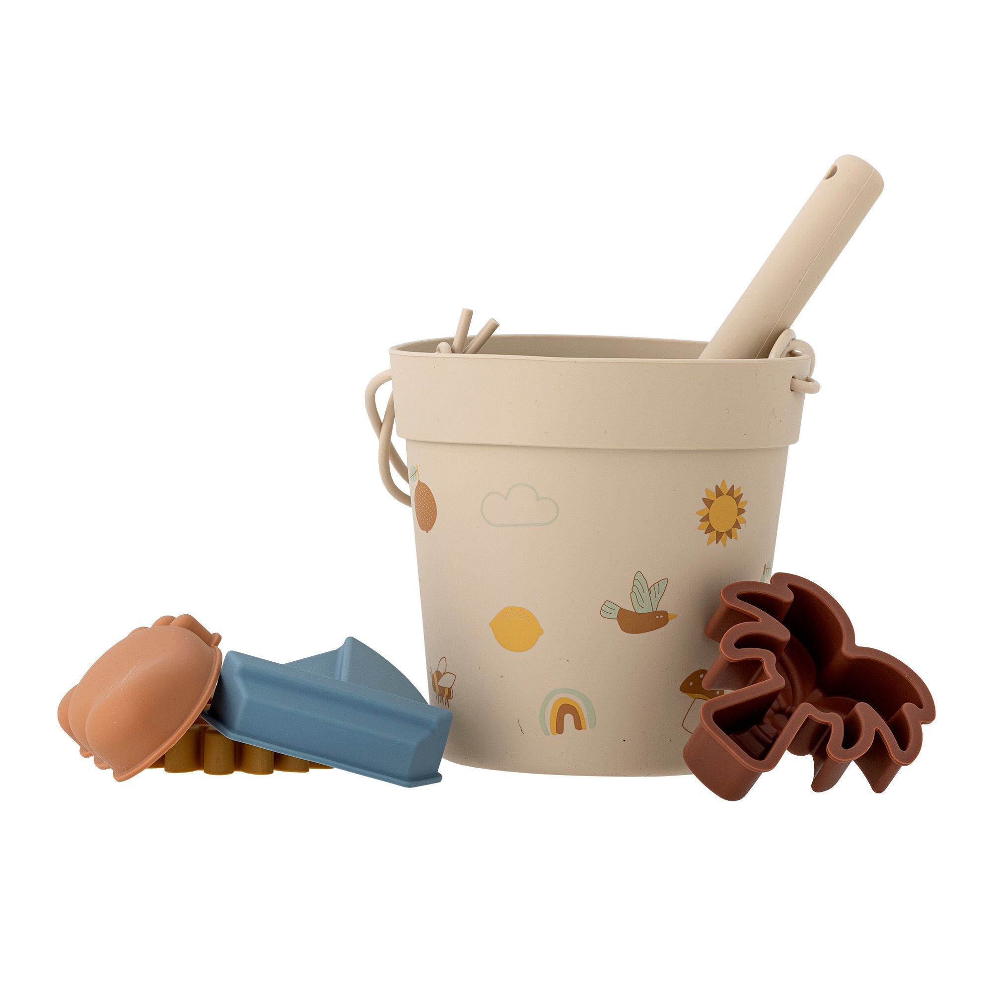 Zestaw Agnes do piaskownicy zabawki silikonowe bez BPA Bloomingville Mini