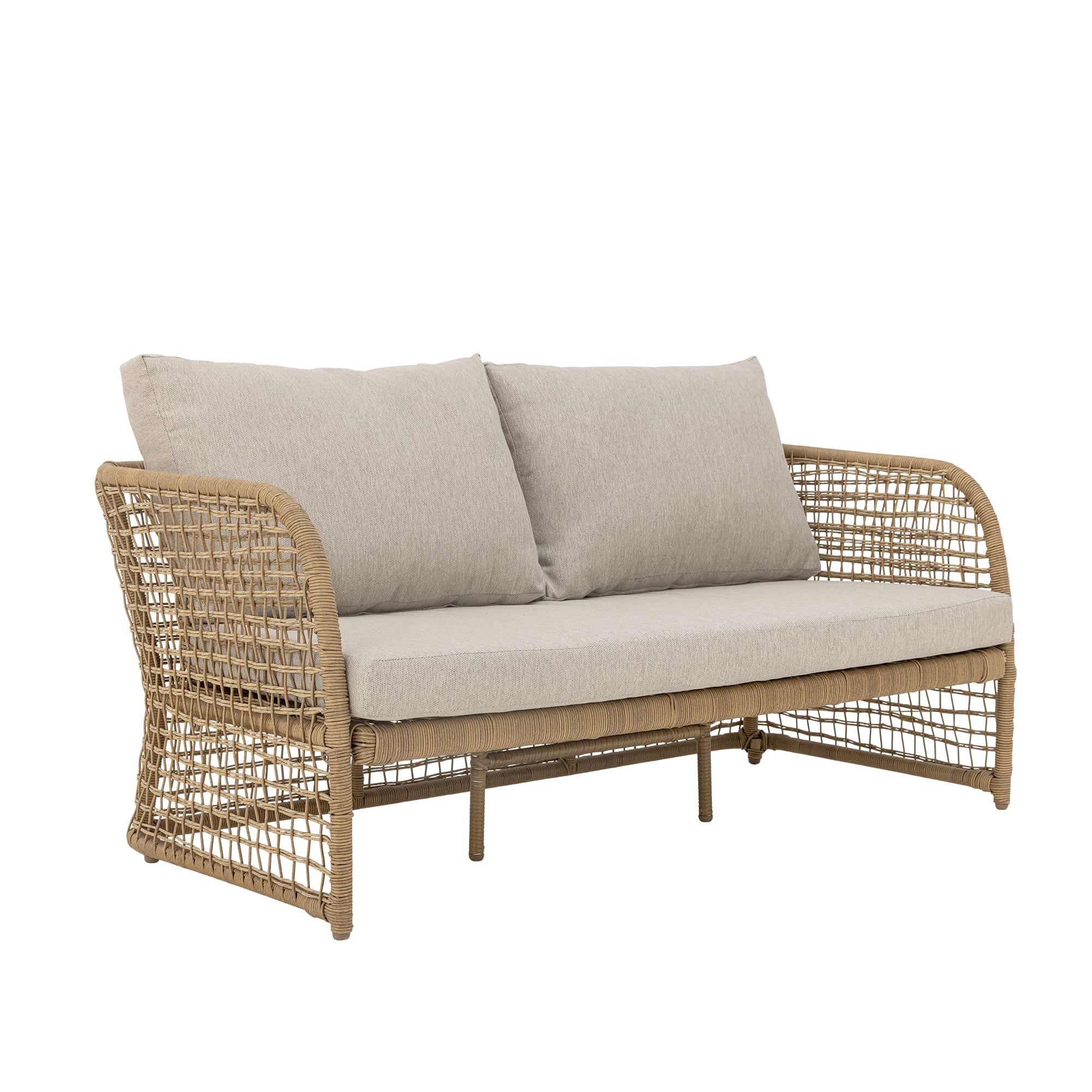 Zestaw mebli ogrodowych Penzano polirattan sofa 2x fotel Bloomingville
