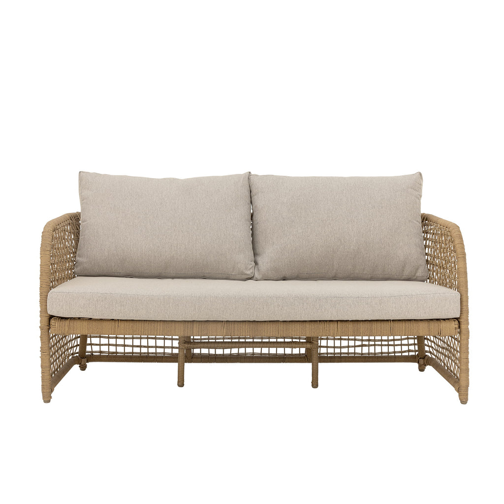 Zestaw mebli ogrodowych Penzano polirattan sofa 2x fotel Bloomingville