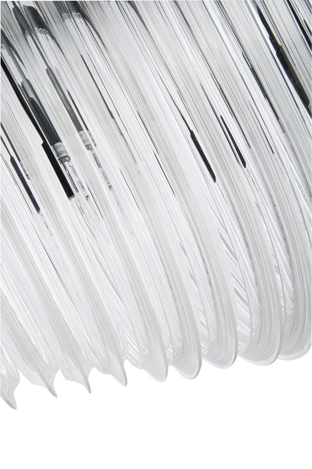 Żyrandol Luna 14 żarówek szkło metal 122 cm J - LINE