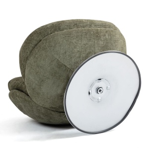 Fotel TOPI obrotowy khaki szenila
