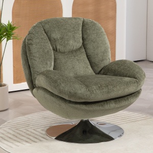 Fotel TOPI obrotowy khaki szenila