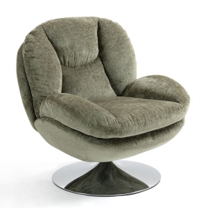 Fotel TOPI obrotowy khaki szenila