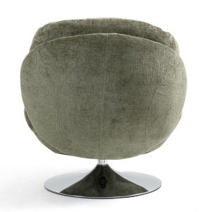 Fotel TOPI obrotowy khaki szenila