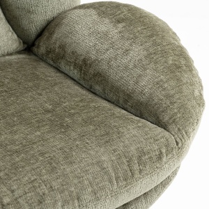 Fotel TOPI obrotowy khaki szenila