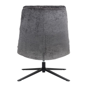 Fotel BRAVA obrotowy szary uszak