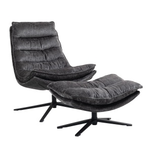 Podnóżek BRAVA szary 75x46x45 cm