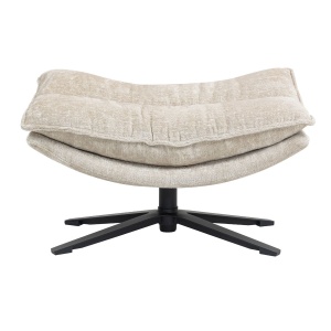 Podnóżek BRAVA jasny beżowy 75x46x45 cm