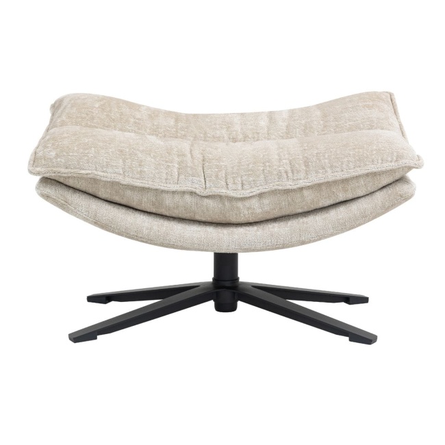 Podnóżek BRAVA jasny beżowy 75x46x45 cm