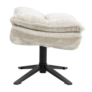 Podnóżek BRAVA jasny beżowy 75x46x45 cm