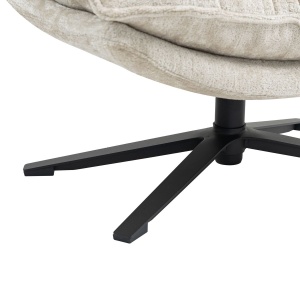 Podnóżek BRAVA jasny beżowy 75x46x45 cm