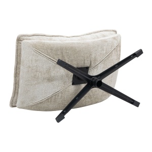 Podnóżek BRAVA jasny beżowy 75x46x45 cm