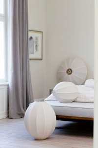 Lampa Indochina Sand Oval S owalna surowy jedwab ø35x40 cm