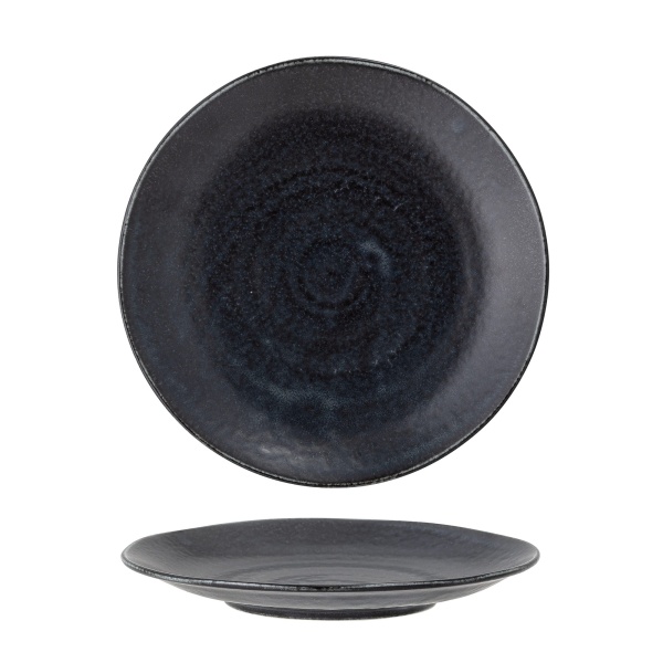 Talerz Yoko czarny porcelanowy