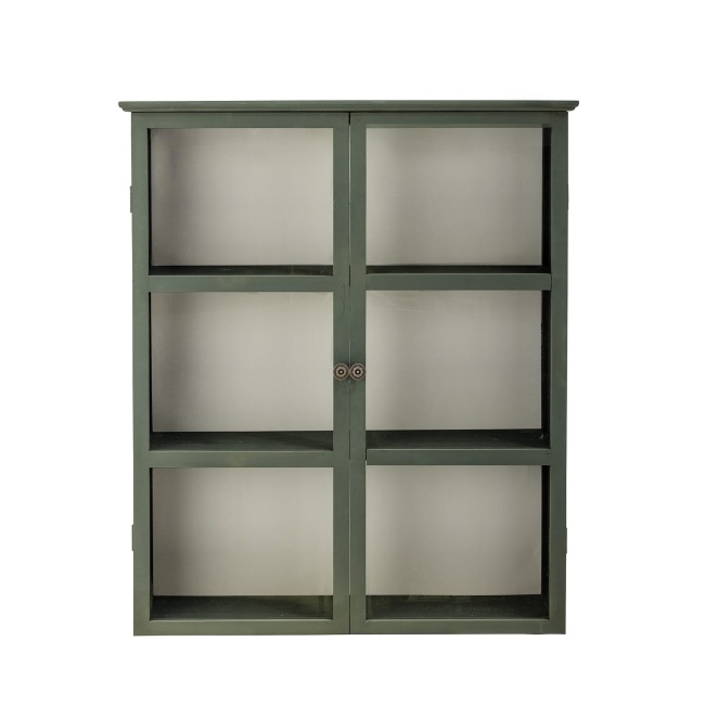 Szafka TONE szarozielona 100x85x25 cm Bloomingville
