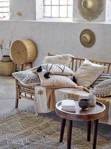 Sofa ogrodowa Sole bambus 175xH75x77 cm