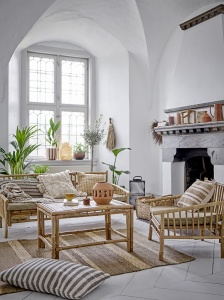 Sofa ogrodowa Sole bambus 175xH75x77 cm