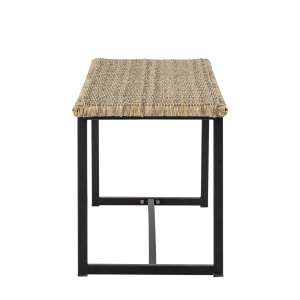 Ławka ogrodowa ADILLY polirattan 114x33x45 cm