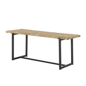 Ławka ogrodowa ADILLY polirattan 114x33x45 cm