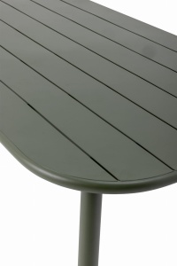 Stół ogrodowy CALANA zielony 160x90x75 cm