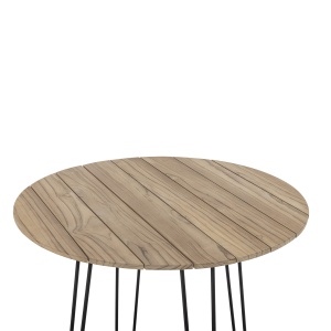 Stół ogrodowy MOLITO okrągły teak FSC 90 cm