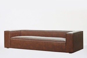 Sofa MODERNA 4-osobowa 280 cm brązowa