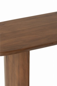 Konsola ACERA z drewna akacjowego 130x46x76 cm