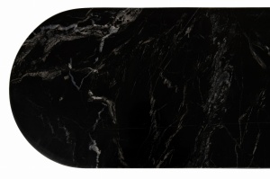 Konsola MATHILDE marmur czarny 140x81x35 cm