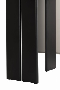 Konsola MATHILDE marmur czarny/brzoskwiniowy 140x81x35 cm