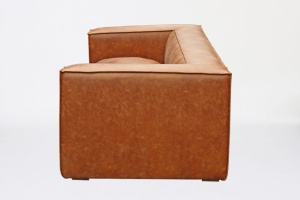 Sofa MODERNA 4-osobowa 280 cm koniakowa