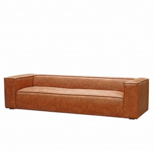 Sofa MODERNA 4-osobowa 280 cm koniakowa