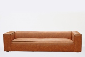 Sofa MODERNA 4-osobowa 280 cm koniakowa