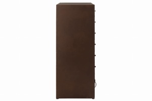 Komoda ARCHIVE metalowa z szufladami 125×50×119 cm industrialna antyczny brąz