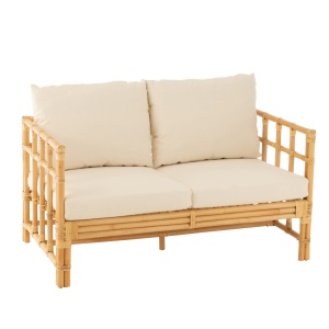Sofa Elise 2-osobowa 127 cm rattan naturalny