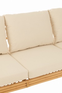 Sofa Elise 3-osobowa 187 cm rattan naturalny