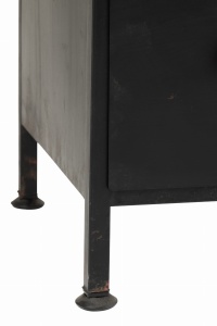 Komoda CADE metalowa z szufladami 175x41x87 cm