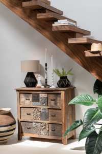 Komoda VINTAGE 100x50x95 cm z drewna z recyklingu