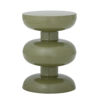 Stolik boczny ALBA metalowy zielony ø34x47 cm