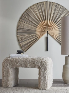 Puf Bobbie futrzasty 70xH45x40 cm