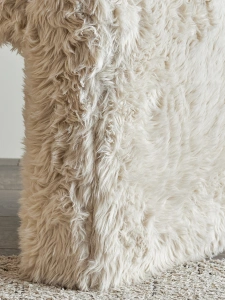 Puf Bobbie futrzasty 70xH45x40 cm