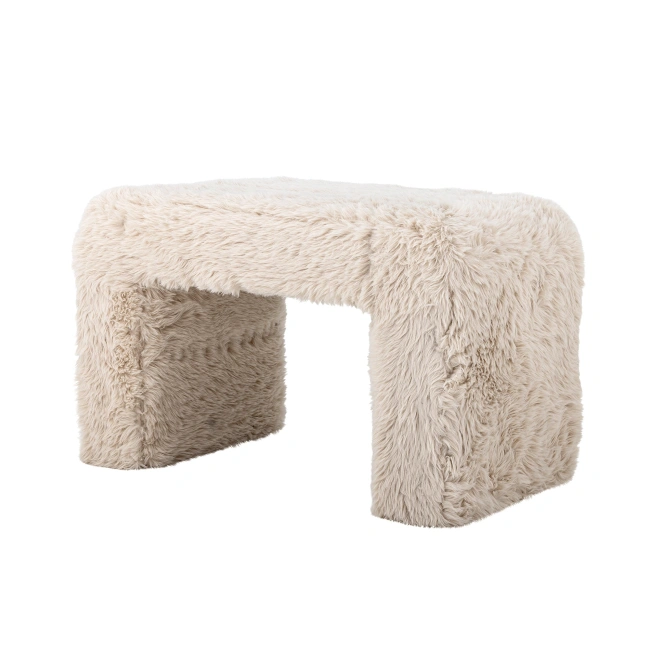 Puf Bobbie futrzasty 70xH45x40 cm